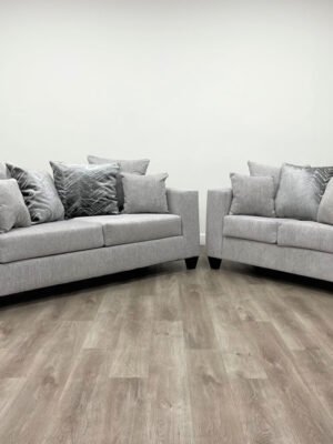 110 - Dove Sofa & Loveseat