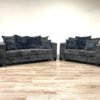 410 - Sofa and Loveseat Set (Charcoal)