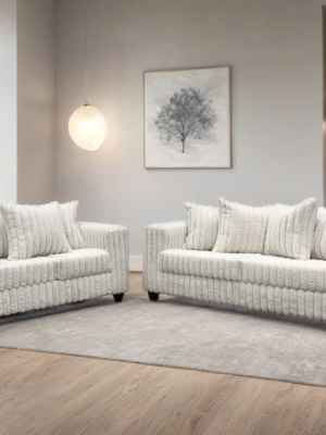 510 Cream - Sofa & Loveseat Set