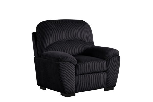 Tiffany10 Black - 2PC or 3PC Living Room Set