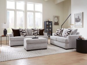100 Cognac Sofa & Loveseat Set