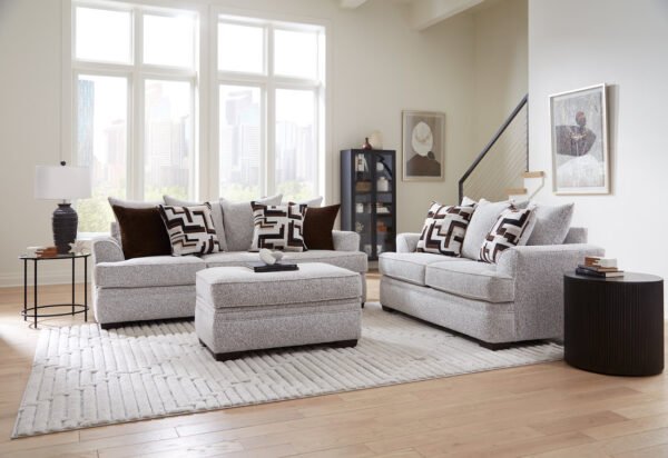 100 Cognac Sofa & Loveseat Set