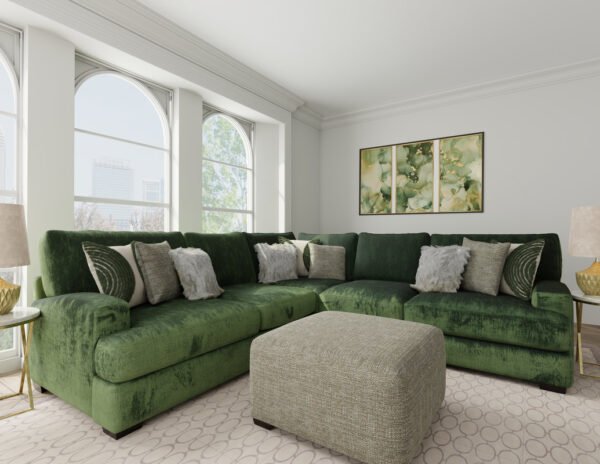 Corinthian 2900 - 2PC OVERSIZED Sectional