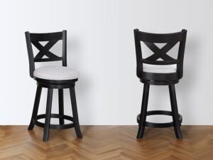 2993DV-24 KIPPER SWIVEL PUB STOOL DOVE K/D