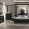 Majesty2 Black 4PC or 5PC Set - Queen, King