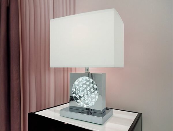 6289T-CR-1.jpg 6289T-CR TABLE LAMP CHROME-LED ACCENT