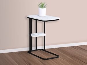 7267MB IDA FAUX MARBLE CHAIRSIDE TABLE