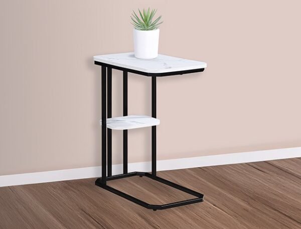 7267MB IDA FAUX MARBLE CHAIRSIDE TABLE