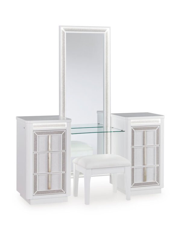 B822 - Vanity w/Stool (LED Lights)