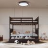 BB30 Full/Full Bunk Bed w/Twin Trundle Espresso