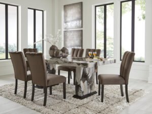 Ashley D581-26 Table and 6 Chairs Set
