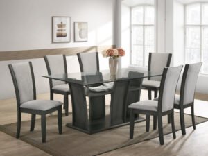 Florida - Grey Dining Table + 6 Chair Set