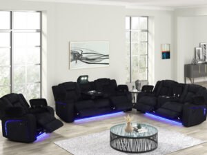 Hulk10 Black - 3PC Reclining Set