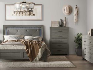 MOONLIGHT - 5pc Queen, King Bedroom Set