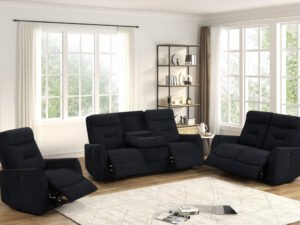 Nina Black - 3PC Power Reclining Set