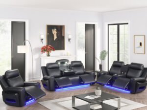Rolls Royce Black Power Reclining Set