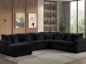 Solana Black Sectional