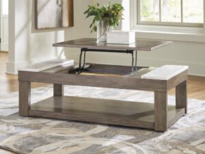 T854-9 Lift Top Cocktail Table (MARBLE TOP)