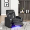 TOPGUN2 Black - Power Recliner (Bluetooth Speaker + Led Light)