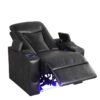 TOPGUN2 Black - Power Recliner (Bluetooth Speaker + Led Light)