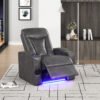 topgun2darkgrey-1_orig TOPGUN2 Dark Gray - Power Recliner (Bluetooth Speaker + Led Light)