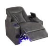 topgun2darkgrey-2_orig TOPGUN2 Dark Gray - Power Recliner (Bluetooth Speaker + Led Light)