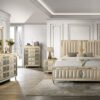 Venetian 4pc or 5pc Platform Bedroom Set - Queen, King