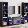 W2721 - TV Stand w/ Fireplace (LED Lights)