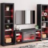 W2721 - TV Stand w/ Fireplace (LED Lights)